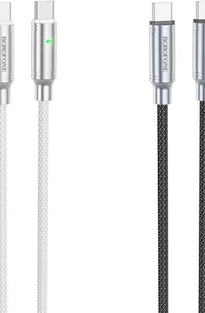 کابل دو سر USB-C بروفون مدل BU40 60W طول 1.2 متر