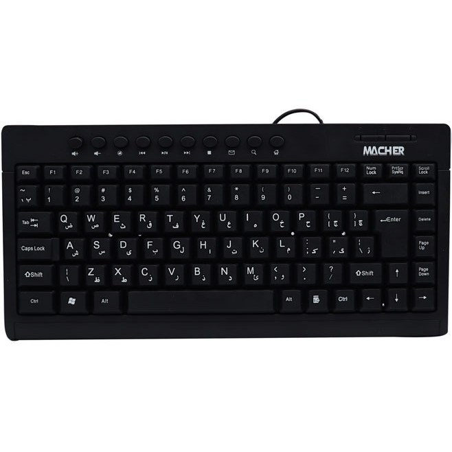 کیبورد مچر مدل MR306 با سیم کیبورد مچر مدل MR-306 با سیم